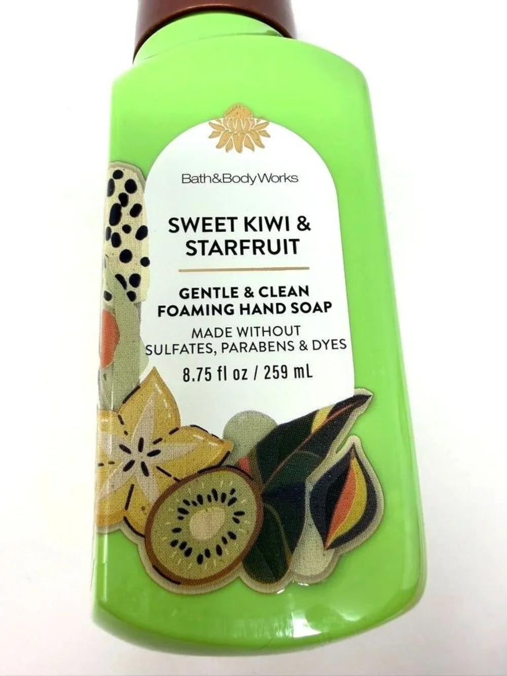 Bath & Body Works 2 Sweet Kiwi & Starfruit Foaming Hand Soap 8.75 Fl Oz Gentle